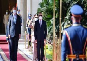الرئيس السيسي يعرب عن اعتزازه بالعلاقات التاريخية بين مصر ورومانيا