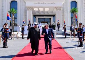 المتحدث الرئاسي ينشر صور الرئيس السيسي خلال مغادرة رئيس الإمارات