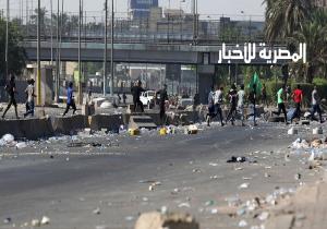 محتجون غاضبون ينتشرون في بعض شوارع بغداد