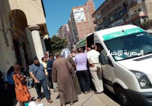 عربات متنقلة لتطعيم المواطنين بكفر الشيخ ضد كورونا