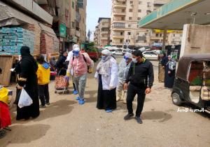 تطهير ورش سوق الدراسات بالمنصورة ضمن إجراءات مكافحة أنفلونزا الطيور