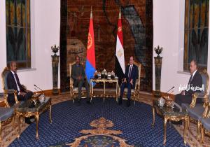 الرئيس السيسي يستقبل رئيس دولة إريتريا