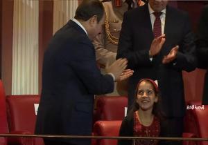 الرئيس السيسي يُلبي طلب الطفلة الفلسطينية «ريتاج»