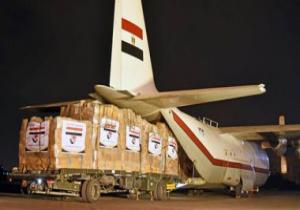 مصر ترسل ثلاث طائرات عسكرية فى ختام جسر المساعدات الإنسانية للأشقاء بالسودان
