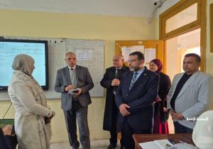 مدير ووكيل تعليم الدقهلية يتابعان مدارس دكرنس وشربين