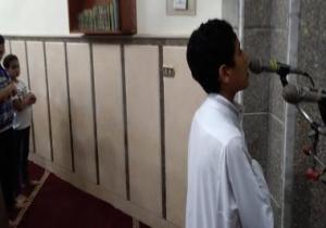 طفل صغير يؤم المصلين فى ركعات الشفع والوتر بكفر الشيخ