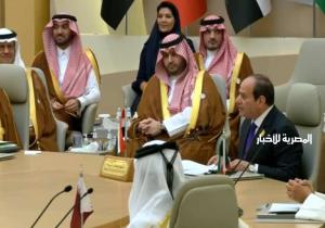 الرئيس السيسي: الجهود المشتركة لحل أزمات المنطقة لن يكتب لها النجاح دون التوصل لتسوية عادلة وشاملة