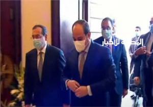 الرئيس السيسي يصل مقر افتتاح معرض مصر الدولي للبترول "إيجبس 2022"