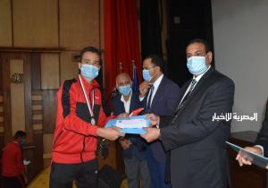 محافظ البحيرة يكرم منتخب الصم الحاصل على بطولة الجمهورية لدورى مراكز الشباب