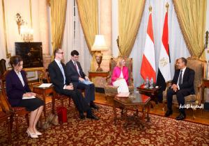 وزير الخارجية: نتطلع لتكثيف التعاون المشترك مع النمسا في مجال تنظيم العمالة والتبادل العلمي والثقافي والسياحى