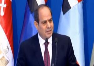 الرئيس السيسي: "فضل شعب مصر على جيشه أبدًا أبدًا لن ينسى"