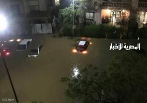أمطار غزيرة "نادرة" على القاهرة.. وقطع طرقات