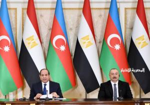 المتحدث الرئاسي ينشر صور التوقيع على عدد من مذكرات التفاهم بين الرئيس السيسي ونظيره الأذري