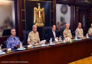 السيسي يبحث مع المجلس الأعلى للقوات المسلحة قضايا أمنية