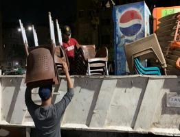 إغلاق 7 مقاهٍ ومصادرة 32 شيشة في مركز قطور بالغربية
