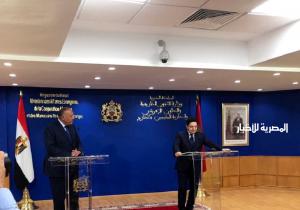 شكري: عازمون على تفعيل آلية التشاور السياسي بين مصر والمغرب