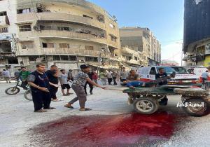 8 شهداء وعدد من المصابين في قصف استهدف مواطنين بمخيم جباليا شمالي قطاع غزة