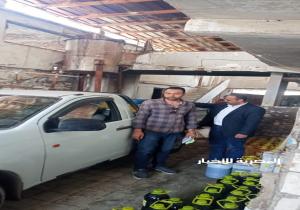 ضبط ٣٢٠٠ كجم خرشوف و ١٥ طن ملح داخل مصنع بدون ترخيص