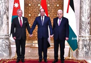 البرلمان العربي: القمة المصرية الأردنية الفلسطينية جاءت في توقيت هام لدعم الحقوق المشروعة للفلسطينيين