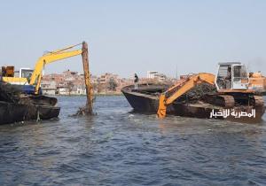 حملة لإزالة الأحواش والأقفاص السمكية والتعديات على نهر النيل بدسوق