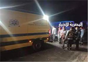 الدفع ب10 سيارات إسعاف لنقل المصابين في حادث "صحراوي قنا"