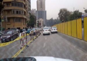 المرور: علامات إرشادية بالتحويلات المرورية بسبب غلق كوبرى الجلاء