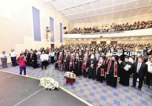 البابا تواضروس الثانى يشهد احتفالية معهد الدراسات القبطية بخريجيه