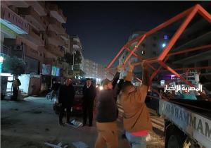«لردع المخالفين».. رفع 1600 حالة إشغال مقاهي بالجيزة