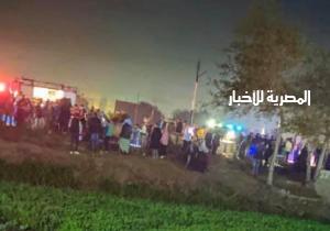 مصرع 7 وإصابة 4 بينهم أطفال في اصطدام قطار بسيارة في ميت غمر