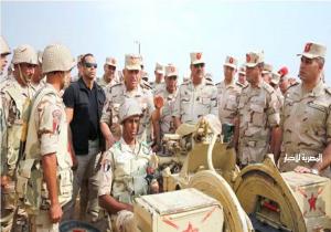 وزير الدفاع والإنتاج الحربي يتفقد منظومة التدريب القتالي لأحد تشكيلات الجيش الثاني الميداني