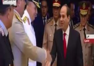 الرئيس السيسى يصل مركز المنارة لحضور حفل بمناسبة الذكرى 45 لنصر أكتوبر