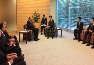 شكري: رسالة السيسى لرئيس وزراء اليابان تؤكد أهمية دفع مسار التعاون بين البلدين