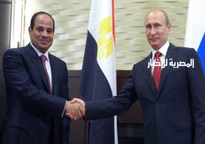 بوتين للسيسي: نسعى لدفع العلاقات بين روسيا ومصر إلى مستوى جديد