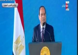 الرئيس السيسي: لا يستطيع أحد تغيير إرادة المشاركين فى الاستفتاء