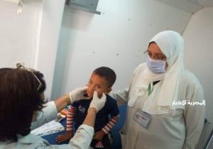 وقيع الكشف على ١٢٤٣ مريض فى قافلة طبية مجانية بقرية المعركة بمركز بدر