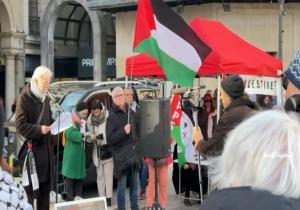 مظاهرة حاشدة في ليون الفرنسية دعمًا للقضية الفلسطينية ورفضًا لمخططات التهجير