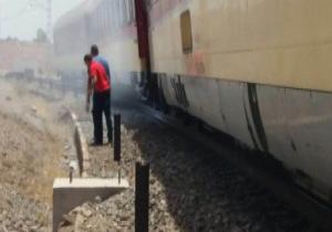 حريق محدود بقطار في محطة مصر برمسيس