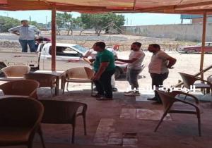 رفع ٢٣٨ حالة إشغال طريق مخالف بمركزي دمنهور وكفر الدوار