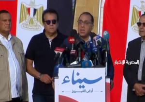 مدبولي: اليوم ندشن المرحلة الثانية لعملية التنمية الكبرى لأهالي شمال سيناء باستثمارات 400 مليار جنيه
