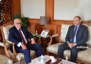 محافظ بورسعيد يستقبل رئيس مجلس إدارة شركة غاز مصر