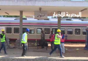 إغلاق محطة أسوان للقطارات اعتبارًا من السابعة صباح غد الأحد