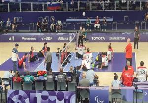 فرحة منتخب الطائرة جلوس بالتأهل لنصف نهائي بارالمبياد باريس
