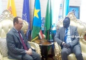 وزير الداخلية الجنوب سوداني يوجه الشكر لمصر على الدعم المقدم لبلاده في كافة المجالات