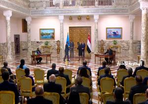 الرئيسان السيسي وكاجامى يشهدان توقيع اتفاقيات ومذكرات تعاون بين مصر ورواندا | فيديو