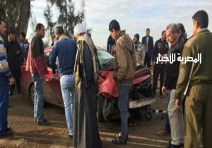 إصابة 3 أشخاص في حادث على طريق (ابشان - بيلا) بكفرالشيخ