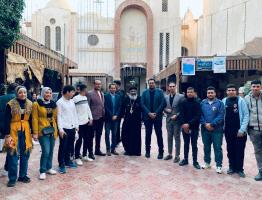 اتحاد شباب كفرالشيخ يقدم التهنئة للإخوة الأقباط بكنائس بيلا وقلين وبلطيم