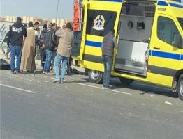 مصرع مواطن وإصابة 3 في حادث على الطريق الساحلي بالبحيرة