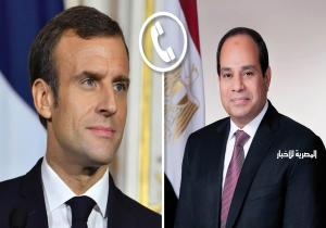 الرئيس السيسي يتلقى اتصالا هاتفيا من نظيره الفرنسي حول مستجدات الأوضاع الإقليمية والدولية‎
