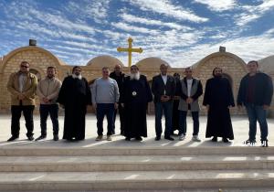 وزارة السياحة والآثار تتابع أعمال ترميم دير الأنبا بولا بالبحر الأحمر وتطوير الخدمات السياحية به