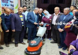 وكيل صحة الدقهلية يترأس فريق الطب الوقائي لتطهير المدرسة الثانوية الفنية بنات بشربين